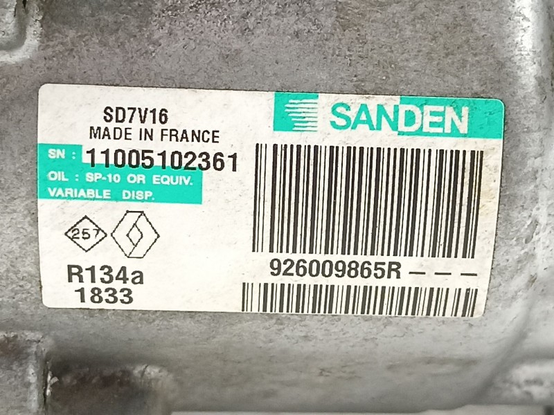 Recambio de compresor aire acondicionado para nissan qashqai (j10) acenta referencia OEM IAM 2763000Q3J 926009865R 