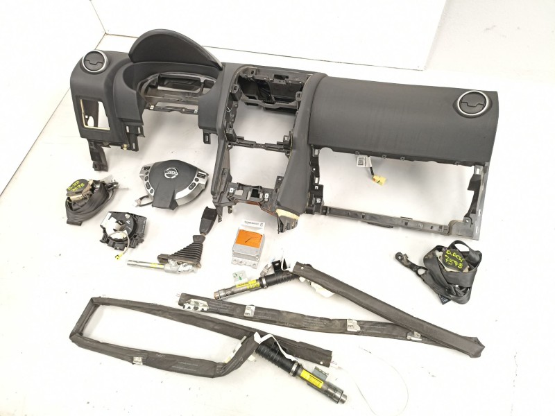 Recambio de airbag juego completo para nissan qashqai (j10) acenta referencia OEM IAM 68030JD90A 98820BK50A 98510BR26D