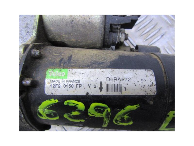 Recambio de motor arranque : citroen xsara : 1.6 g (108,77cv) [2002] para citroen xsara 1.6 g referencia OEM IAM D6RA572  