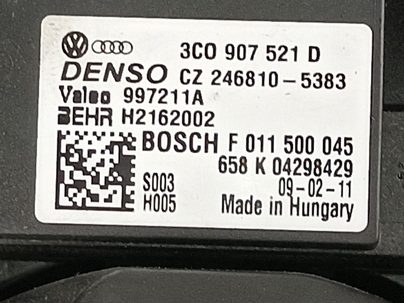 Recambio de motor calefaccion para seat leon (1p1) reference referencia OEM IAM 1K1820015G 3C0907521D 