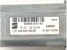 Recambio de elevalunas trasero derecho para seat leon (1p1) reference referencia OEM IAM 1P0839462A 1K0959704AF  2