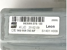 Recambio de elevalunas trasero izquierdo para seat leon (1p1) reference referencia OEM IAM 1P0839461A 1K0959703AF  2