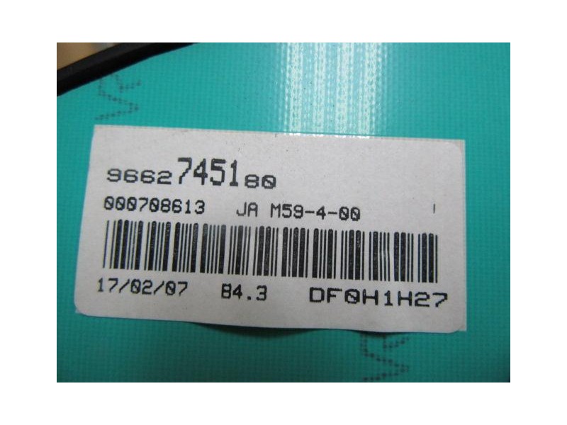 Recambio de cuadro instrumentos : citroen berlingo : 1.6 hdi (90,01 cv) [2007] para citroen berlingo 1.6 hdi (90,01 cv) referenc