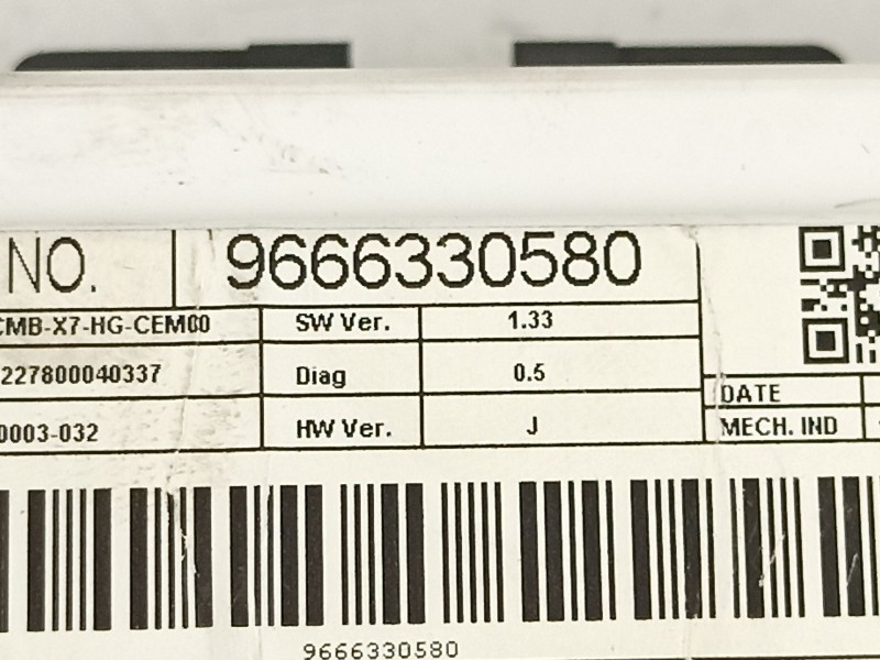 Recambio de cuadro instrumentos para citroen c5 berlina business referencia OEM IAM 9666330580  