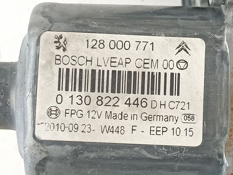 Recambio de elevalunas trasero derecho para citroen c5 berlina business referencia OEM IAM 128000771 0130822446 