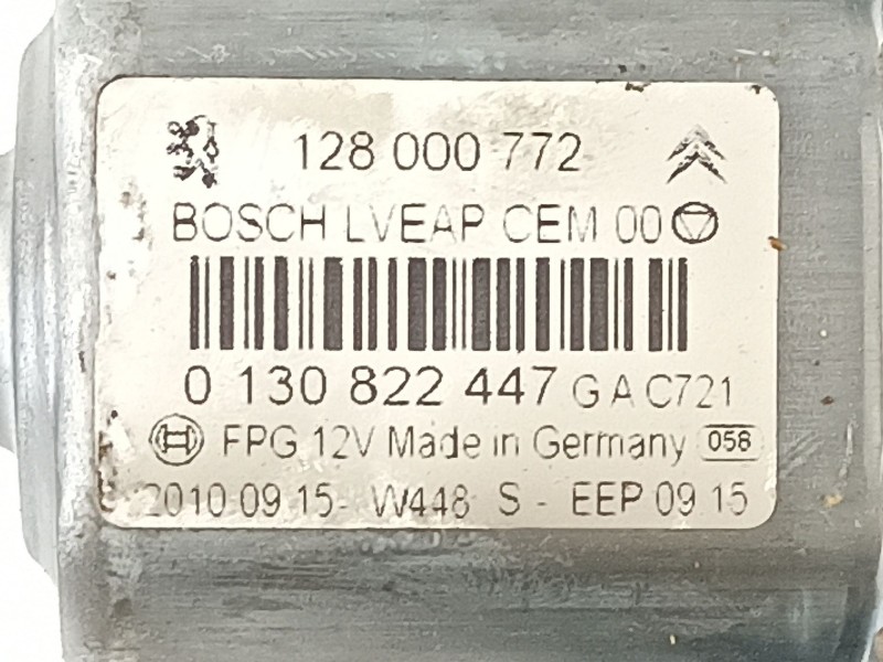 Recambio de elevalunas trasero izquierdo para citroen c5 berlina business referencia OEM IAM 128000772 0130822447 