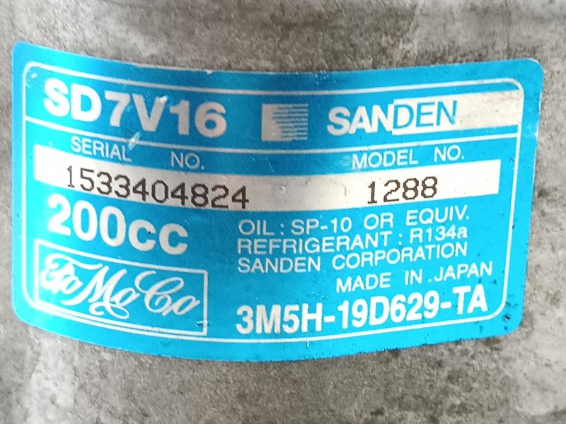 Recambio de compresor aire acondicionado para volvo c30 1.6 d referencia OEM IAM 3M5H19D629TA  