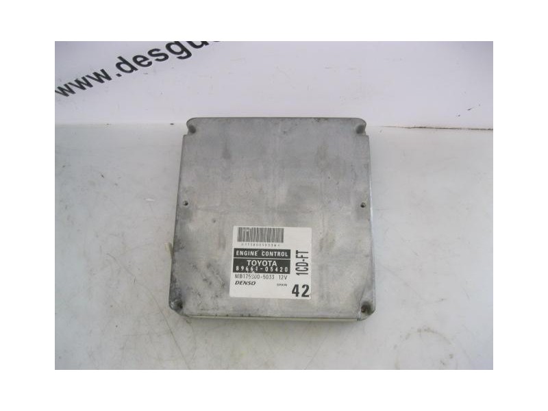 Recambio de centralita toyota avensis 20 td 2002 para toyota avensis 2.0 td -1cd-ftv (110,13) referencia OEM IAM 89661-05420  