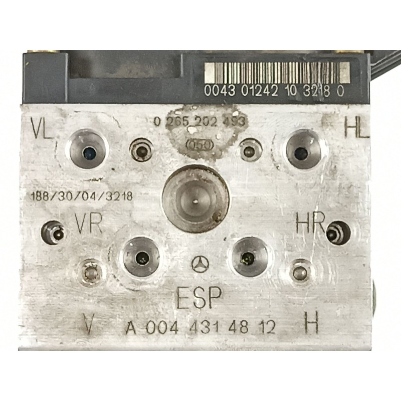 Recambio de abs para mercedes-benz e240 2.6g g112914 w210 170cv referencia OEM IAM A0044314812 0044314812 0265202493