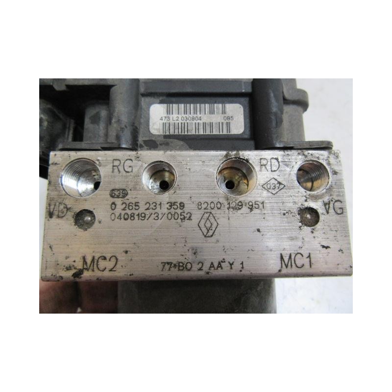 Recambio de abs : renault modus : 1.5 dci (81,58cv) [2004] para renault modus 1.5 dci referencia OEM IAM 0265231359  