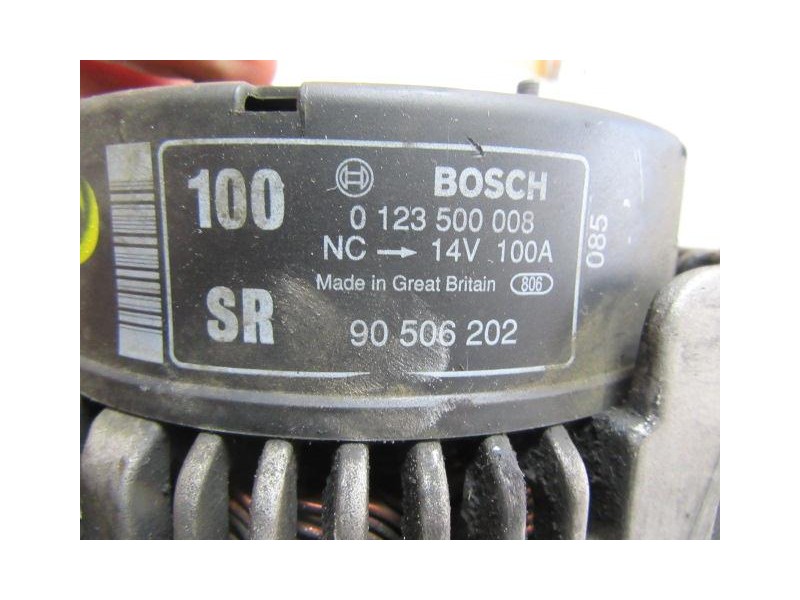 Recambio de alternador : opel vectra : 2.0 td -x200th (100,64cv) [2000] para opel vectra 2.0 td -x200th referencia OEM IAM 01235