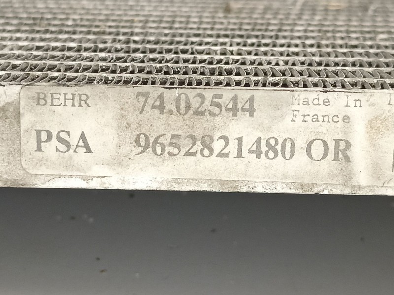 Recambio de radiador aire acondicionado para peugeot 607 2.2 d referencia OEM IAM 9652821480  