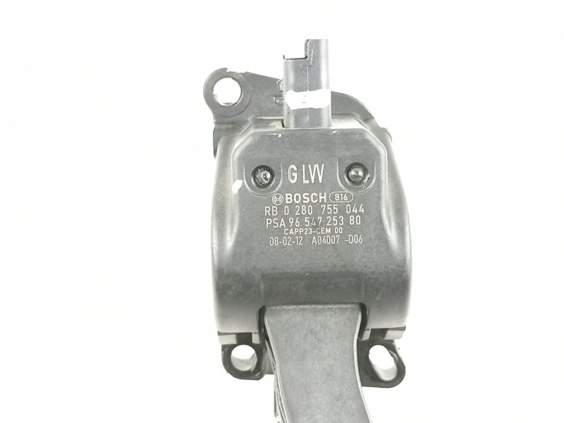 Recambio de potenciometro aceleracion para peugeot partner 1.6 hdi d-9hx o 9h2 referencia OEM IAM 9654725380 0280755044 