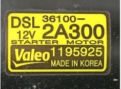 Recambio de motor arranque para kia ceed 1.6 crdi - d4fb referencia OEM IAM 361002A300 1195925  2