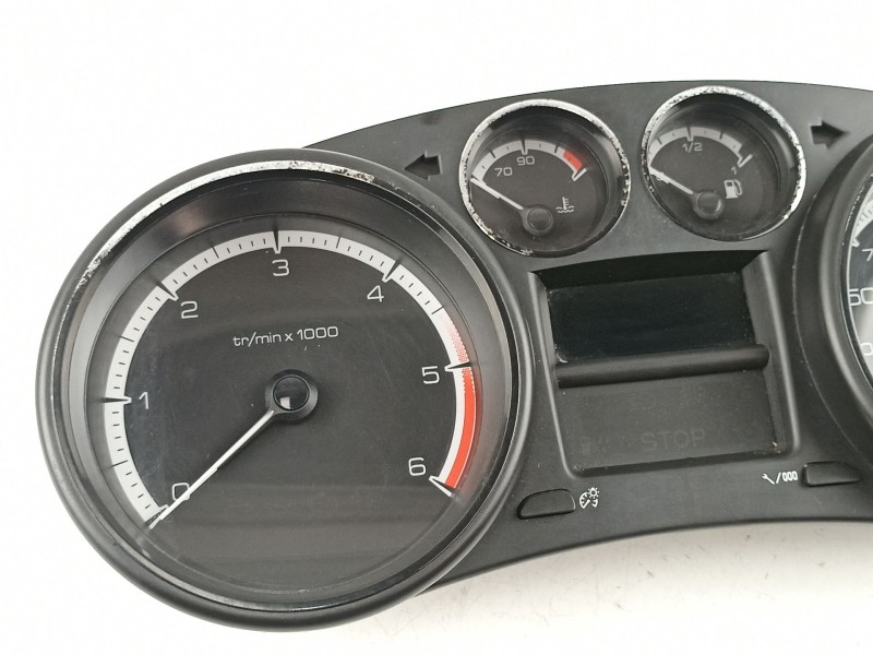 Recambio de cuadro instrumentos para peugeot 308 1.6hdi 9h05 112cv 6velocidades referencia OEM IAM 9666649080 503001550338 