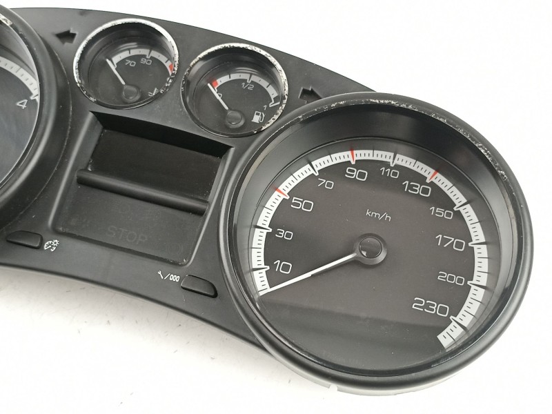 Recambio de cuadro instrumentos para peugeot 308 1.6hdi 9h05 112cv 6velocidades referencia OEM IAM 9666649080 503001550338 