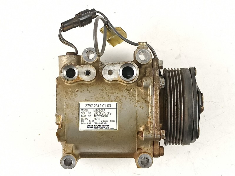 Recambio de compresor aire acondicionado para tata indigo 1.4 d referencia OEM IAM 279723120103 AKC200A087 