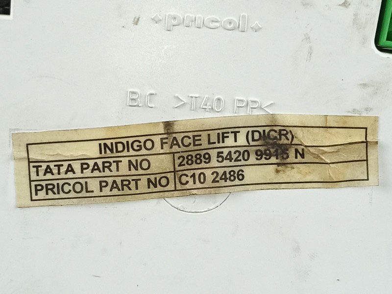 Recambio de cuadro instrumentos para tata indigo 1.4 d referencia OEM IAM 288954209915 C102486 