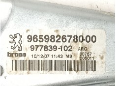 Recambio de elevalunas trasero izquierdo para peugeot 308 1.6 g-5fw premiumvt 16v referencia OEM IAM 9659826780 9659834880 01308 2