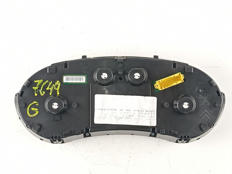 Recambio de cuadro instrumentos para peugeot 308 1.6 g-5fw premiumvt 16v referencia OEM IAM 9665107580  