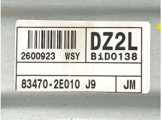 Recambio de elevalunas trasero izquierdo para hyundai tucson (jm) 2.0 crdi referencia OEM IAM 834702E010   2