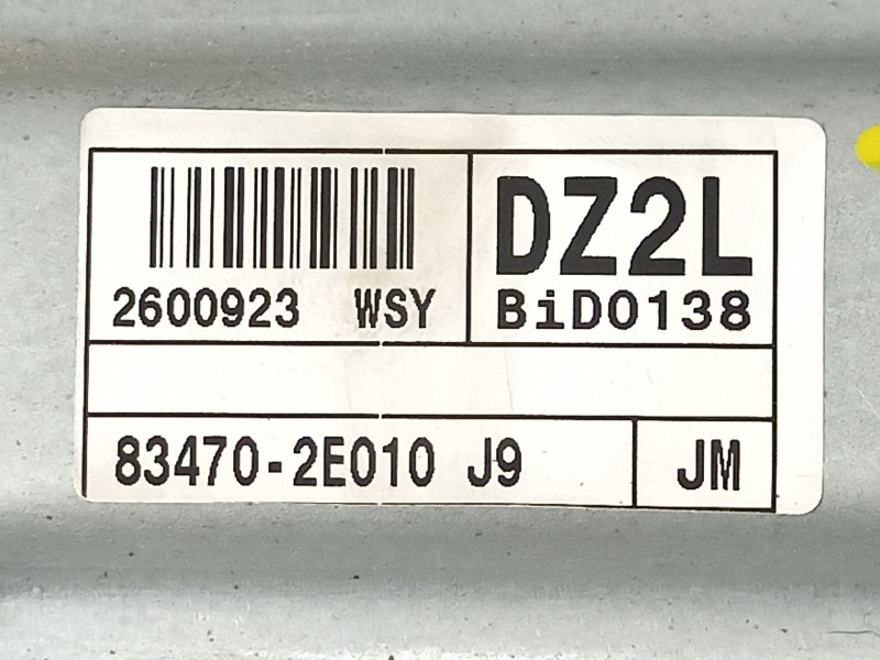 Recambio de elevalunas trasero izquierdo para hyundai tucson (jm) 2.0 crdi referencia OEM IAM 834702E010  