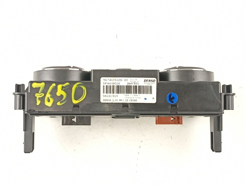 Recambio de mandos calefaccion aire para citroen c elysee -exclu 1.6 hdi bh02 100cv 73 kw referencia OEM IAM 96746550ZD 5P444000