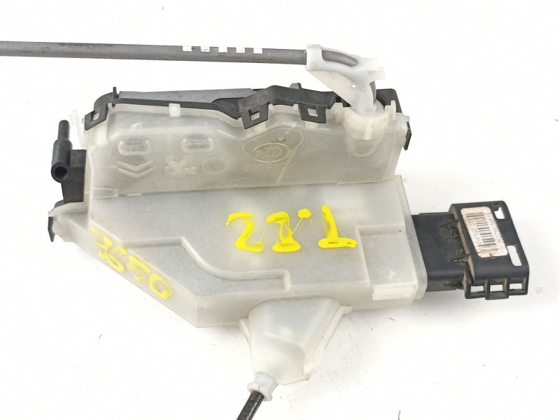 Recambio de cerradura puerta trasera izquierda para citroen c elysee -exclu 1.6 hdi bh02 100cv 73 kw referencia OEM IAM 96755053