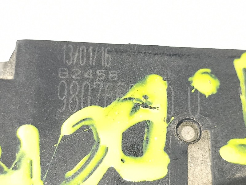 Recambio de manilla trasera derecha para citroen c elysee -exclu 1.6 hdi bh02 100cv 73 kw referencia OEM IAM 9807652880  