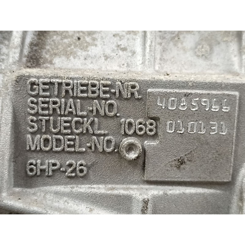 Recambio de cambio automatico para bmw serie 5 berlina (e60) 2.5 24v turbodiesel cat referencia OEM IAM 6HP26 ZF6HP26 