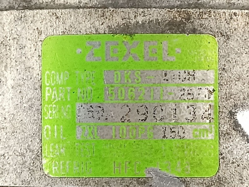 Recambio de compresor aire acondicionado para opel monterey 3.1 turbodiesel referencia OEM IAM 8970707140 5060114580 5062112670