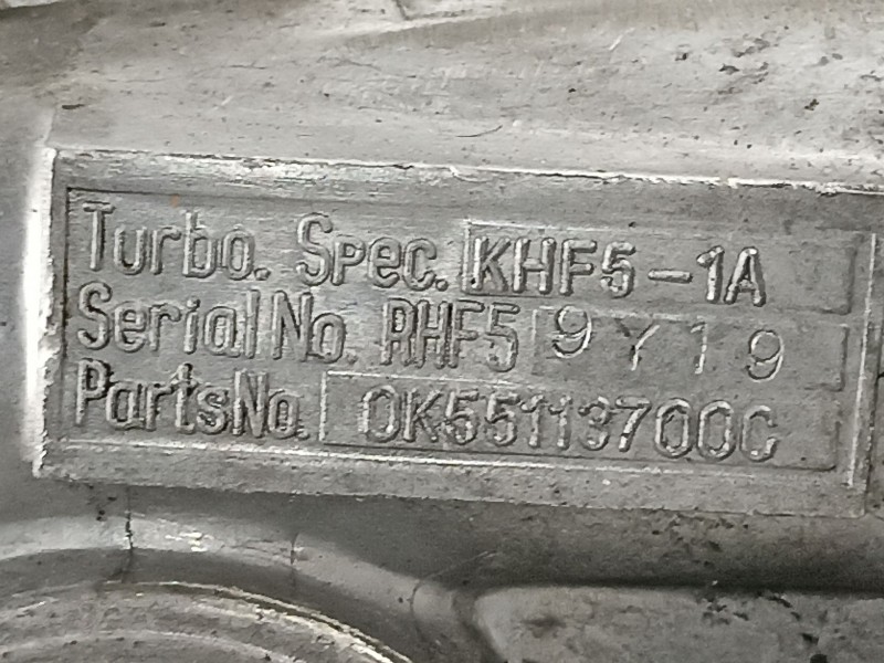 Recambio de turbo para kia carnival 2.9 td referencia OEM IAM 0K55113700C KHF51A 