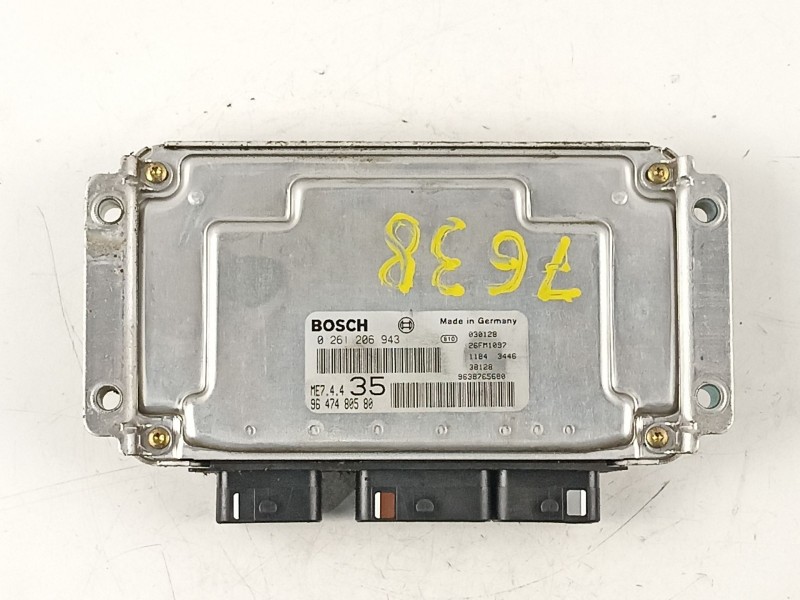 Recambio de centralita para peugeot 307 1.6 g-nfu referencia OEM IAM 9647480580 0261206943 