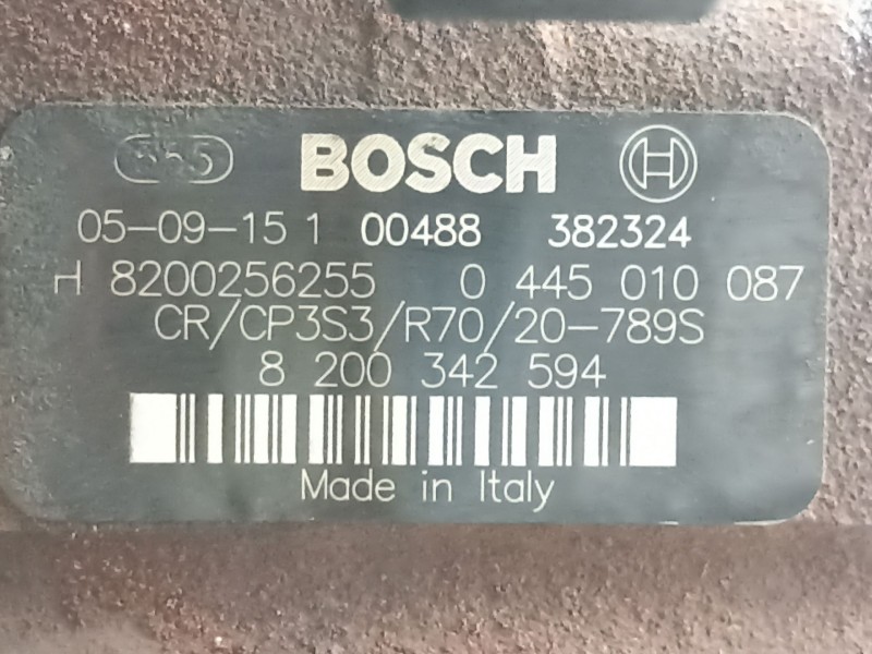 Recambio de bomba inyectora diesel para renault megane 1.9 dci grand tour referencia OEM IAM 8200256255 0445010087 