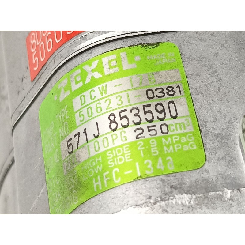 Recambio de compresor aire acondicionado para audi a4 1.8 g turbo -aeb referencia OEM IAM 8D0260805 5060310601 