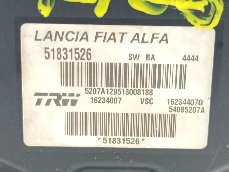 Recambio de abs para alfa romeo 159 2.4 tdi /939a9000 4p referencia OEM IAM 51831526 16234007 