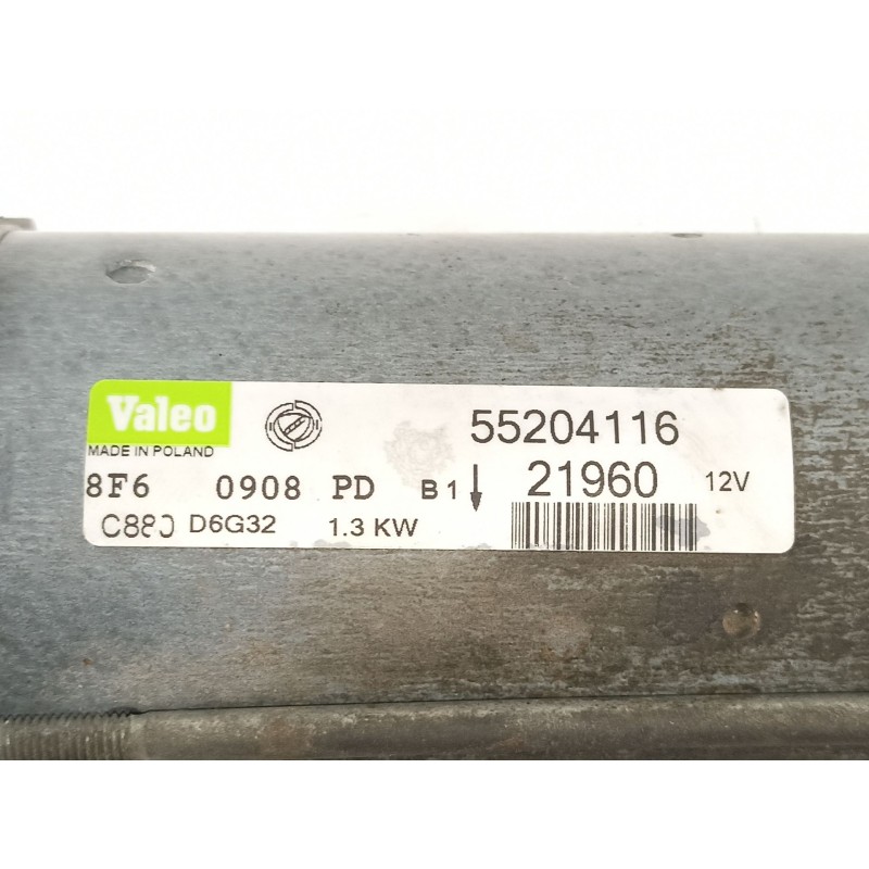 Recambio de motor arranque para fiat doblo 1.3 d referencia OEM IAM 55204116 D6G32 
