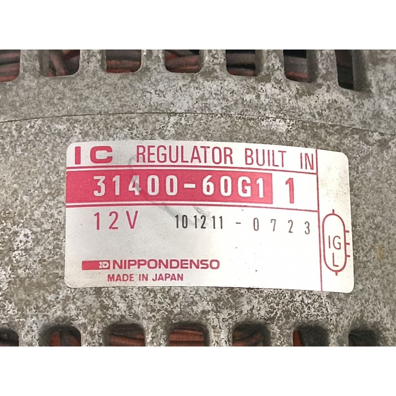 Recambio de alternador para suzuki baleno berlina sy (eg) 1.6 16v cat referencia OEM IAM 3140060G11 1012110723 