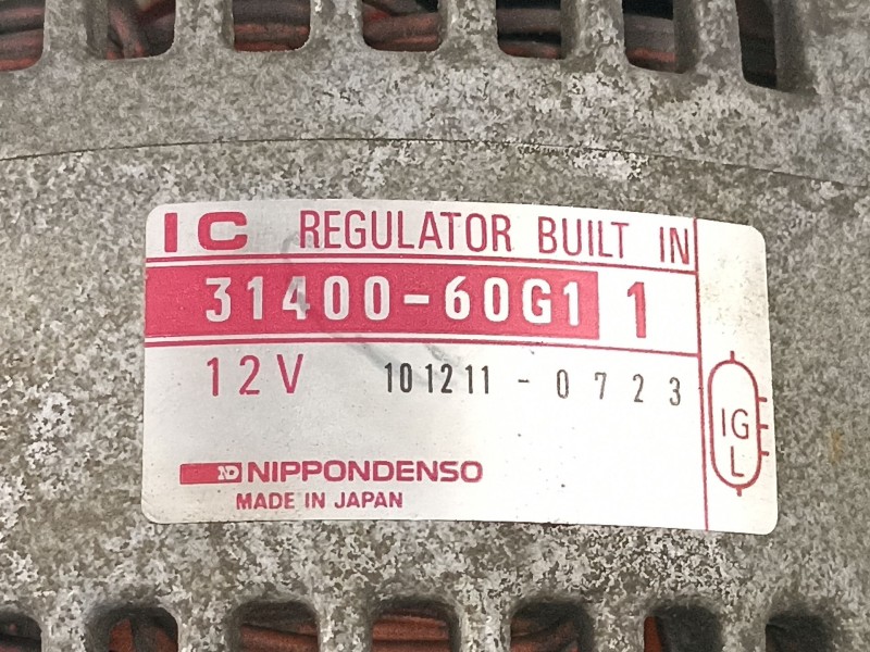 Recambio de alternador para suzuki baleno berlina sy (eg) 1.6 16v cat referencia OEM IAM 3140060G11 1012110723 