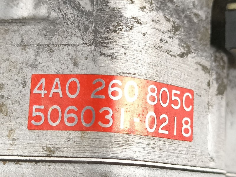 Recambio de compresor aire acondicionado para audi 100 2.3 g-aar referencia OEM IAM 4A0260805C 5062310241 5060310218