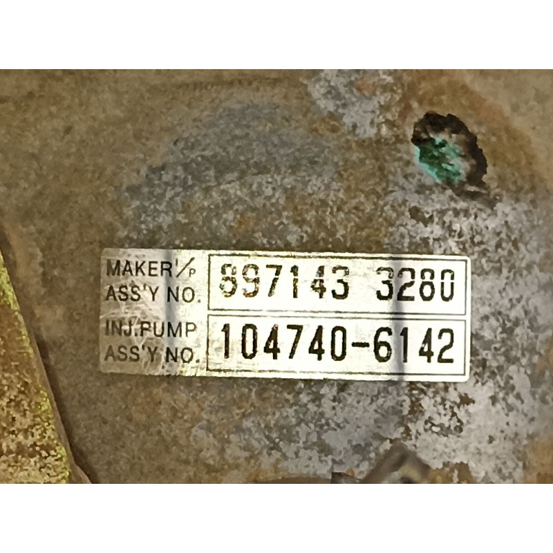 Recambio de bomba inyectora diesel para opel combo (corsa b) 1.7 diesel referencia OEM IAM 819098 9460620020 8971433280
