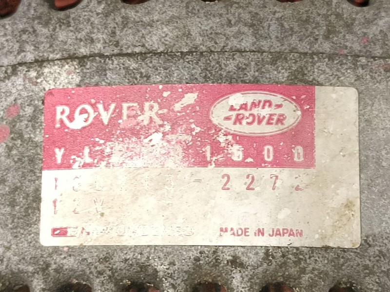 Recambio de alternador para rover 400 fastback (rt) 420 di referencia OEM IAM YLE101500 1002132272 