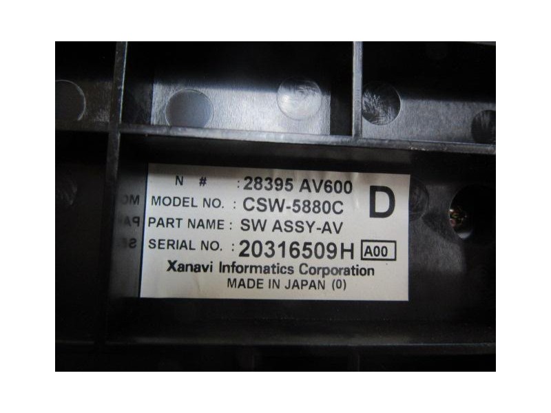 Recambio de mandos calefaccion : nissan primera : 1.6 g /qg16 (108,77cv) [2002] para nissan primera 1.6 g /qg16 referencia OEM I