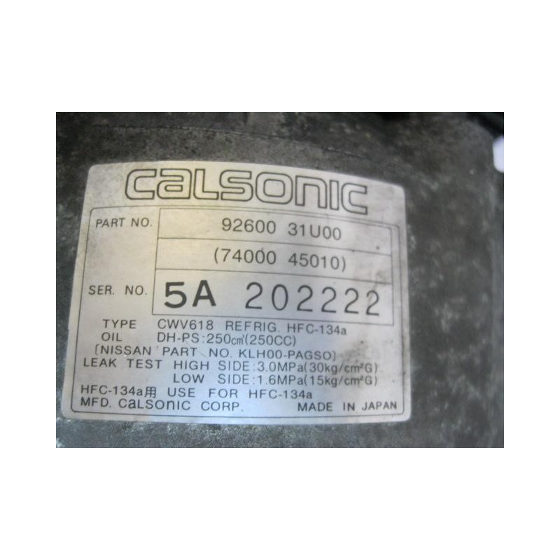 Recambio de aire acondicionado : nissan maxima : 2.0 g -v020 (140,08cv) 4p [1995] para nissan maxima 2.0 g -v020   referencia OE