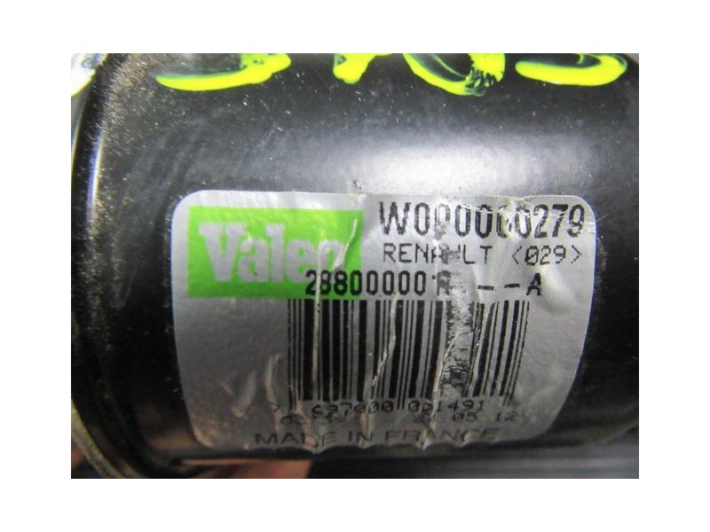 Recambio de motor limpia delantero : renault megane : 1.5 dci k9k 837 [2012] para renault megane 1.5 dci k9k 837 referencia OEM 