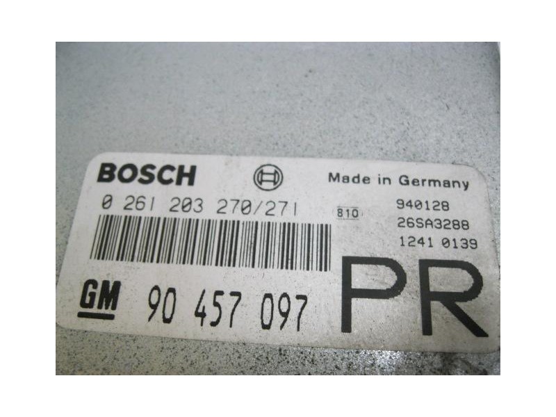 Recambio de centralita : opel omega : 2.5 g /x25xe (170cv) 4p [1994] para opel omega 2.5 g /x25xe    4p referencia OEM IAM 02612