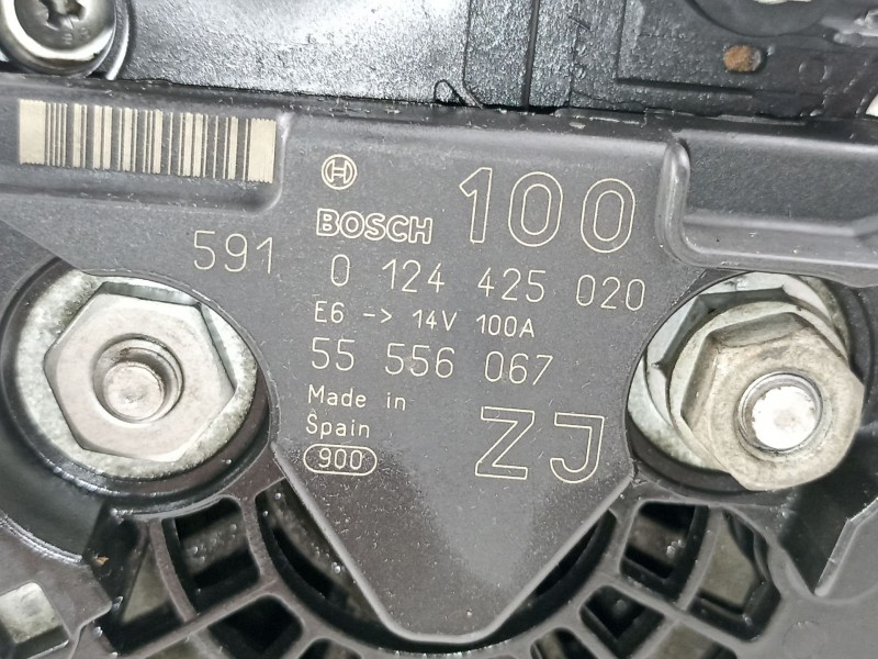Recambio de alternador para opel astra h berlina 1.6 16v referencia OEM IAM 6204205 0124425020 55556067