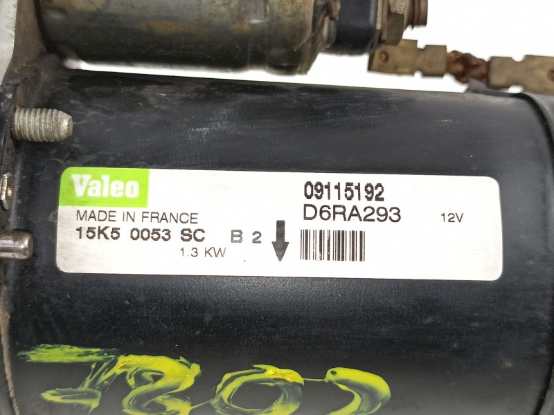 Recambio de motor arranque para opel astra h berlina 1.6 16v referencia OEM IAM 6202075 09115192 93189230