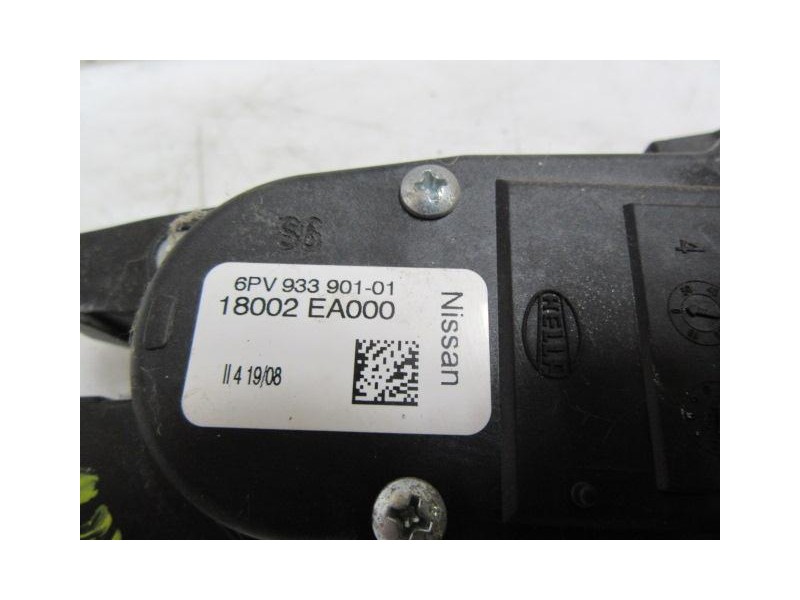 Recambio de potenciómetro aceleración : nissan pathfinder : 2.5 d/yd25 euro 4 (171,36cv) [2008] para nissan pathfinder 2.5 d/yd2