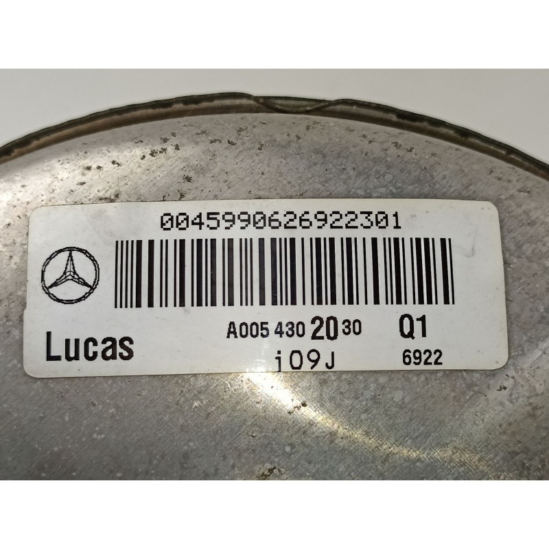 Recambio de servofreno para mercedes-benz clase a (w168) 1.7 cdi diesel referencia OEM IAM A0054302030  0054302030